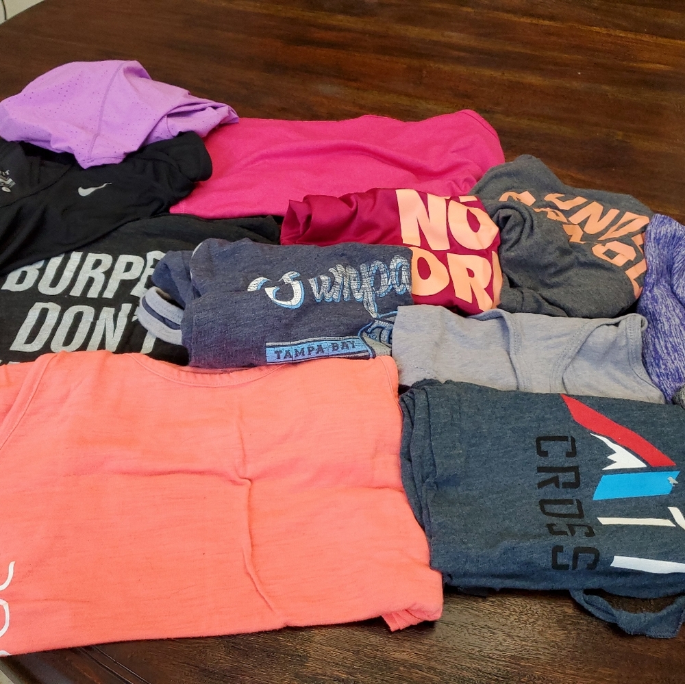 Lot of womans workout tanks